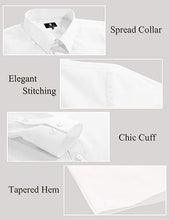 Cargar imagen en el visor de la galería, Womens Button Down Shirts - Short Sleeve Business Casual Blouses Gray
