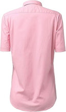 Load image into Gallery viewer, Womens Button Down Shirts - Short Sleeve Business Casual Blouses Pink
